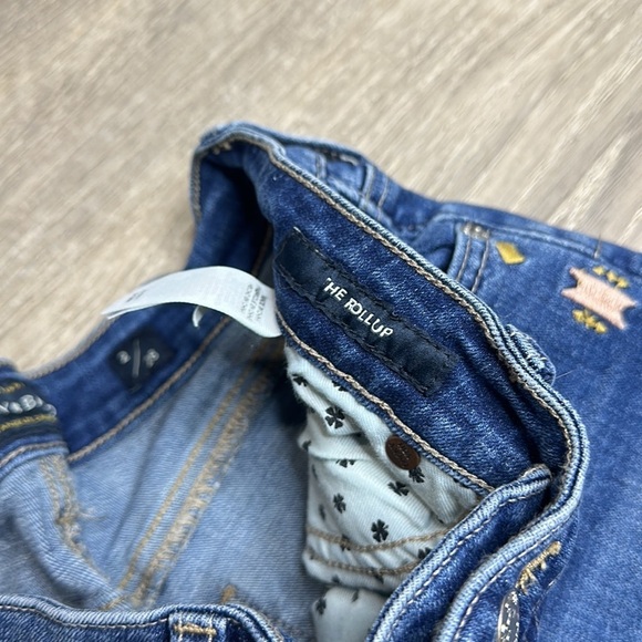 Lucky Brand Women’s The Roll Up Mid-Rise Blue Denim Shorts Size 2/26 - Picture 4 of 11